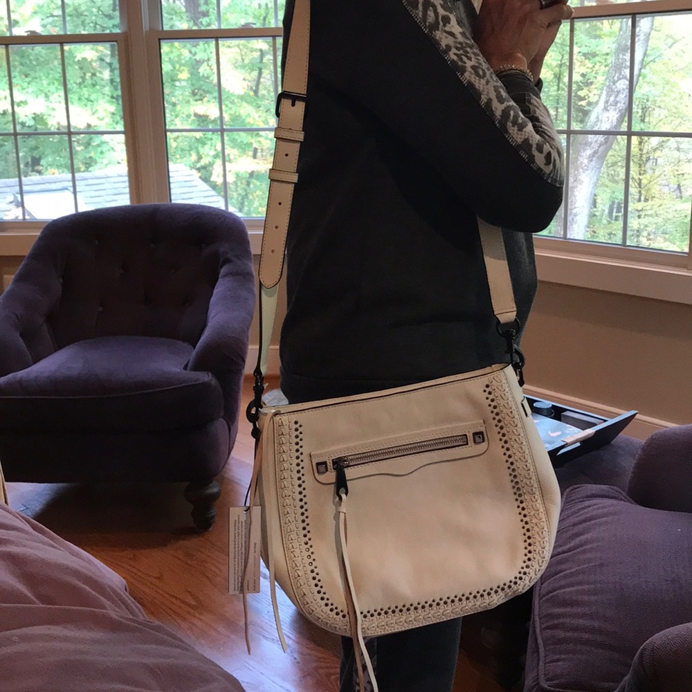 Brand new white Rebecca Minkoff Satchel